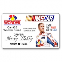 Ricky Bobby ID Badge